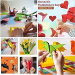 Colorful Double-Sided Origami Paper Pack