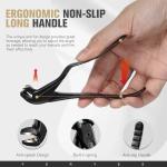 Ergonomic Long Handle Nail Clippers for Seniors