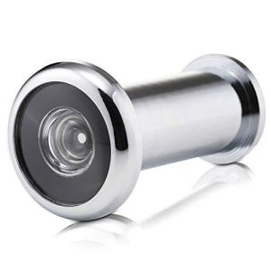 Wide Angle Chrome Door Viewer for Safety
