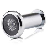 Wide Angle Chrome Door Viewer for Safety