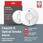 FireAngel 10-Year Battery Smoke Alarm with Test Button