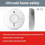 FireAngel 10-Year Battery Smoke Alarm with Test Button