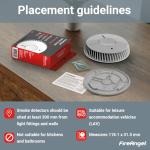 FireAngel 10-Year Battery Smoke Alarm with Test Button