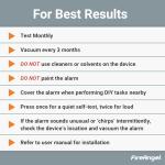 FireAngel 10-Year Battery Smoke Alarm with Test Button