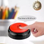 Talking Button Alarm Clock for Seniors and Visually Impaired