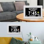Digital Day and Night Dementia Clock with Icons