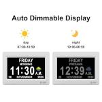 Digital Day and Night Dementia Clock with Icons