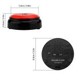 Talking Button Alarm Clock for Seniors and Visually Impaired
