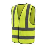 Yellow High Visibility Reflective Vest for Safety