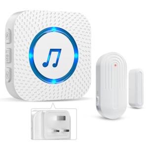Wireless Door Open Alarm with 55 Ringtones