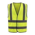 Yellow High Visibility Reflective Vest for Safety