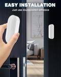 Wireless Door Open Alarm with 55 Ringtones
