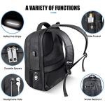 Anti-Theft Laptop Backpack with USB Charging Port
