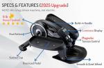 Under Desk Elliptical Exerciser with Adjustable Resistance