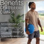 Inflatable Wobble Cushion for Balance Training