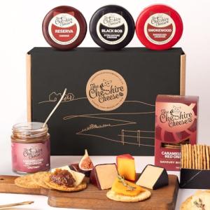 Gourmet Cheese Hamper with Chutney and Biscuits