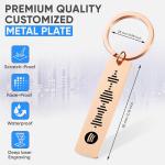 Personalized Spotify Code Keyring – Custom Music Gift