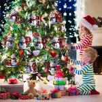 Custom Acrylic Letter Snowman Christmas Ornaments