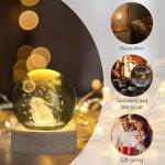 Bunny Crystal Ball Lamp for Cute Decor