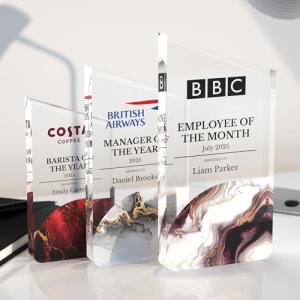 Personalized Acrylic Trophy Plaque for Any Occasion