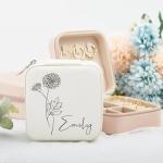 Personalised Travel Jewellery Box for Women