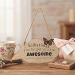 Inspirational Wooden Plaque for Her Birthday