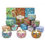 12-Pack Travel Scented Soy Candles Gift Set