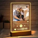Custom Spotify Plaque with Photo and LED Lighting
