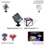Magnet Pyramid Cube - 12 Piece STEM Toy