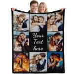Personalized Photo Blanket for Couples and Gifts