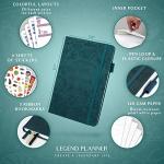 Personalized Blank Family Recipe Book – Dark Teal