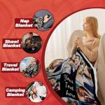 Personalized Photo Blanket for Couples and Gifts