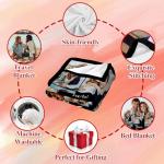 Personalized Photo Blanket for Couples and Gifts