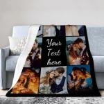 Personalized Photo Blanket for Couples and Gifts