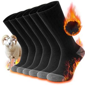 Cozy Merino Wool Thermal Socks - 3 Pairs