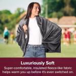 Heated Shawl with Pockets for Pain Relief