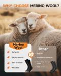 Cozy Merino Wool Thermal Socks - 3 Pairs