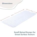 Non-Slip Bath Mat - Safe for Kids & Seniors