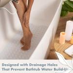 Non-Slip Bath Mat - Safe for Kids & Seniors