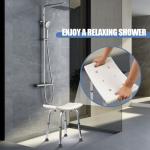 Adjustable Non-Slip Shower Stool for Comfort