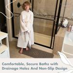Non-Slip Bath Mat - Safe for Kids & Seniors