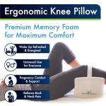 Memory Foam Knee Pillow for Side Sleepers