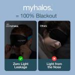 MyHalos® Blackout Sleep Mask with Storage Pouch