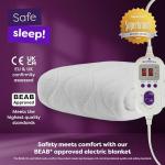 Cozy Super King Electric Blanket with Dual Control