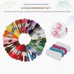 Embroidery Starter Kit with Colors and Needles