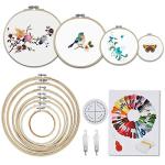Embroidery Starter Kit with Colors and Needles