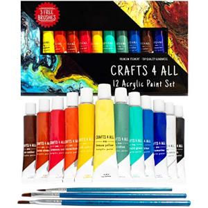 Acrylic Paint Set for Canvas and Crafts