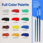 Acrylic Paint Set for Canvas and Crafts