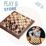 Jaques of London Folding Wooden Chess Set