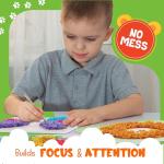 Animal Theme Mess-Free Sewing Art Box for Kids